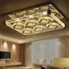 Creative Simple Modern Rectangular Crystal LED Ceiling Lamps Bubble Crystal Column Lights Lighting For Living Room Bedroom Villas Hotel Bar