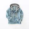 Kleinkind Kinder Denim Jacke Baby Jungen Kleidung 2018 Herbst Kinder Langarm Mit Kapuze Mantel Jaqueta Jeans Infantil Manteau Garcon