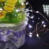 12V koperen lichtslingers 10m 20m led-sprookje met voedingsadapter voor bruiloftsfeest kersthuisdecoratie9056531