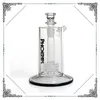 Phoenix glazen bubbler bong met matrix percolator en invriesbare spiraal bongs bouw een bubbler Glycerine bong gedeelde glazen waterpijp