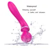 USB Aufladbare Smart Massage Vibrator Stumm G-punkt Vaginal Massager Dual Kopf Vibrator Weibliche Masturbation Sex Spielzeug für Frauen