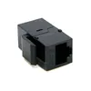 Accoppiatore Keystone UTP CAT6 RJ45 da femmina a femmina adattatore di estensione di rete Ethernet modulo pass-through non schermato placcato in oro nero