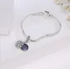 Convient aux bracelets Pandora 20pcs lune étoiles breloques pendantes perles breloques en argent perle pour la vente en gros bricolage collier européen fabrication de bijoux