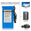 Freeshipping Langlebiger DC 12V 9800MAH Superstarker wiederaufladbarer Li-Ionen-Akku mit großer Kapazität und US-Stecker-Backup-Li-Ionen-Akku für die Kamera