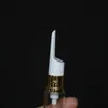 5ml 10ml 12ml 15ml Clear Eye Cream Airless Gold Pump Bottle Vakuumkolv som emulsionsflaskor Travelstorlek Plastinflaskor behållare