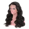 Body Wave 4x4 5x5 13x4 Przezroczyste koronkowe peruki z ludzkich dziewiczych włosów Wstępnie oskubane naturalna linia włosów