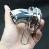 4 Sizes Chastity Cage Cockring Scrotum Pendants Penis Pandant Cock Ring Top Stainless Steel Assembly Type Bondage Testis Weight Sex Toys BB-119