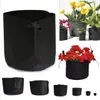 Ronde stof potten plant pouch root container groei tas beluchting pot container tuin plantenbakken potten