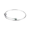 12 Crystal Birthstone Armband Bangle Cuff Armband Brith Stone Charm Mode Smycken kommer och Sandy