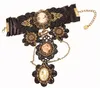 Kostenloses neues europäisches und amerikanisches Vintage-Spitzenarmband, Damen-Dampfmaschinengetriebe, Handornamente, Bandring, stilvoll, klassisch, elegant