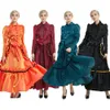 Retro kobiety wiktoriańskie sukienka przemysłowa impreza wampirów cosplay cosplay zgiełk gown piłka z top kurtka spódnica