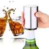 New Stainless Steel Beer Bottle Opener Automatic Bottle Openers Kitchen Beer Soda Cap WX9-347