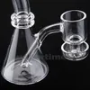 Terp Accessoires pour fumer Slurper Beaker Quartz Mini Bongs 5 pouces Bol sous vide Banger Nails Boîte noire individuelle Pipe à eau Dab Ri7558979