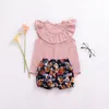 Abbigliamento per bambini 2018 Baby Girls Dress Summer Kids Girl Clothes Senza maniche Rosa Bambino Princess Dress Cotton Girl Dresses Abiti per bambini