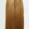 Blondynka Brazylijska Taśma Włosów w Ludzkich Przedłużeniach Włosów Prosto 100G 40 Sztuk / Zestaw Honey Blonde Skin Weft Tape Extensions 4B 4C