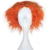 Mad Hatter Pruik Cosplay Oranje Kostuum Accessoire Volwassen Halloween