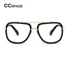 CCSPACE 2017 Yeni Varış Gözlük Çerçevesi Klasik Marka Tasarımcısı Erkekler Kadınlar Gözlük Şeffaf Kare Retro Gözlük C'45021