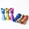 6 I 1 Domeless Titanium Nail GR2 Nails 10mm 14mm 18mm Joint Glass Bong Water Pipe Glass Pipes Universal and Bekväm
