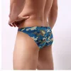 FeiTong Sexy Men Underwear Slip 2018 U convesso Big Penis Pouch Design Camouflage Men spandex Slip per uomo Bikini Vendita calda