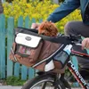 ポータブルペット犬自転車キャリアバッグバスケット子犬犬猫旅行自転車キャリアシートバッグ小犬製品旅行アクセサリー299f