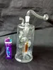 Le nouveau narguilé BBK Bangs en verre en gros Brûleur à mazout Conduites d'eau en verre Plates-formes pétrolières sans fumer