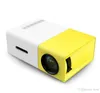 YG300 LED Portable Projector 400-600LM 3.5mm Audio 320 x 240 Pixels YG-300 USB Mini Projector Home Media Player DHL Free