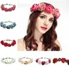 Hot Sale Imitation Rose Bruds blomma Crown Barnens huvud Ornaments Kransar Handwork Konstgjorda Blommor Garland T3i0319