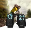 Roswheel 30L Cycling Rear Seat Pack Borsa da trasporto doppia laterale I bordi delle tubazioni a forma di T sostengono la borsa