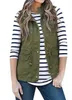 New Fashion Women's Vest Winter Coat Button Cardigan 4 Colors Single Breasted Vests