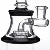 Szklany wieszak na paznokci szklane bongs Dab Rigs Oil Rigs Zlewki Prysznic Bubbler Water Rury 033