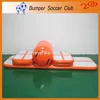 Ücretsiz kargo şişme jimnastik hava mat / varil, hava spor ekipmanları şişme hava parça / rulo
