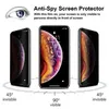 0,33 mm prywatności Film ochraniacza anty-Sppy Temperowane szkło dla iPhone'a 14 14pro 13 13pro 12 Mini 11 Pro Max XS XR 7 8 6s Plus Bez pakietu