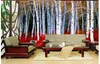 Custom 3d Photo Wall paper HD woodcut effect birch tree series decorative painting wall 3d Wallpaper Mural Wall Painting