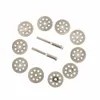 10 stks x 2 staaf diamant zag snijplaten met gaten molen elektrische boor accessoires tools power meubels