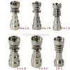 Hand Tools Titanium Nail 10mm&14mm&19mm Joint 6 IN 1 Domeless Titanium Nails For Male and Female DHL