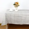 Rectangular Cotton Linen Tablecloth Vintage Rectangle Dinner Picnic Table Cloth Home Decoration