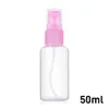 20ml 25ml 30ml 50ml 75ml Color aleatorio de viaje atomizador de Perfume de plástico transparente pequeño MIni botella recargable de aerosol vacío