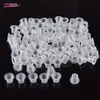 500 PCS Disposable Caps Tattoo Equipment White Tattoo Pigments Cups Permanent Makeup Ink Cups S/M Size 8/11MM Tattoo Accesories