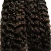 Jag Tips Curly Pre-Bonded Human Hair Buntar Peruvian Hair Extension 10-26In Naturlig färg 100% Remy Hair Free Shipping