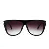 2018 Prostokątne Okulary Damskie Czarny Plac Marka Vintage Plastikowa Rama Moda Lady UV400 Okulary przeciwsłoneczne Odcienie