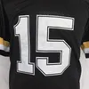 Mi08 Mens Vintage Purdue Boilermakers #15 Drew Brees College Football Jerseys Retro Home Black University Football Shirts S-XXXL