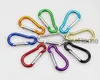 Carabiner keyring metal carabiner سلسلة مفاتيح سلسلة مفاتيح مفاتيح الخطاف لليوع الرياضي في الهواء الطلق d 56*29mm b 60*28mm شكل ألومك الألومنيوم