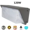 UL DLC Approve Outdoor LED Wall Pack Light 100W 120W Industrial Wall Mount LED Lighting Daylights 5000K AC 90-277V With Mean Well Driver