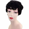 Short Pixie Cut Human Hair Wigs for Black Women Glueless Full Machine made None Lace Wig Virgin Brazilian Hair wigs6670772