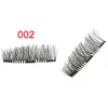 Natuurlijke 3D Triple Mink magnetische valse wimpers Handgemaakte lijmvrije magneet oog wimpers verlenging make-up tools