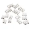 60 stks Quick Splice Lock Draad Connectors CH-2 CH-3 CH-4 Push Type Draad Connector Butt Joint Terminal Blocks Assortment Kit