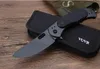 2017New VuCR Noże Klejnonki Składany Nóż D2 Blade Steel + G10Handle Outdoor Camping Survival Nóż Noże Nylon Torba