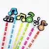 60 st/lotmusik Standardpennor Happy Christmas Gift for Students Children Office Stationery School Writing Pen Supplies