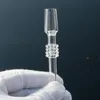 Mini Smoking Accessories Nector Collector Quartz Nail with 13mm Filter Tips Tester Tube Glass Water Pipes Dab Straw