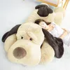 JUMBO Morbido cane sdraiato Peluche Gigante Animale Cani Bambola Cuscino per dormire Abbraccio Orso Cuscino Decorazione 180 cm 71 pollici DY50438